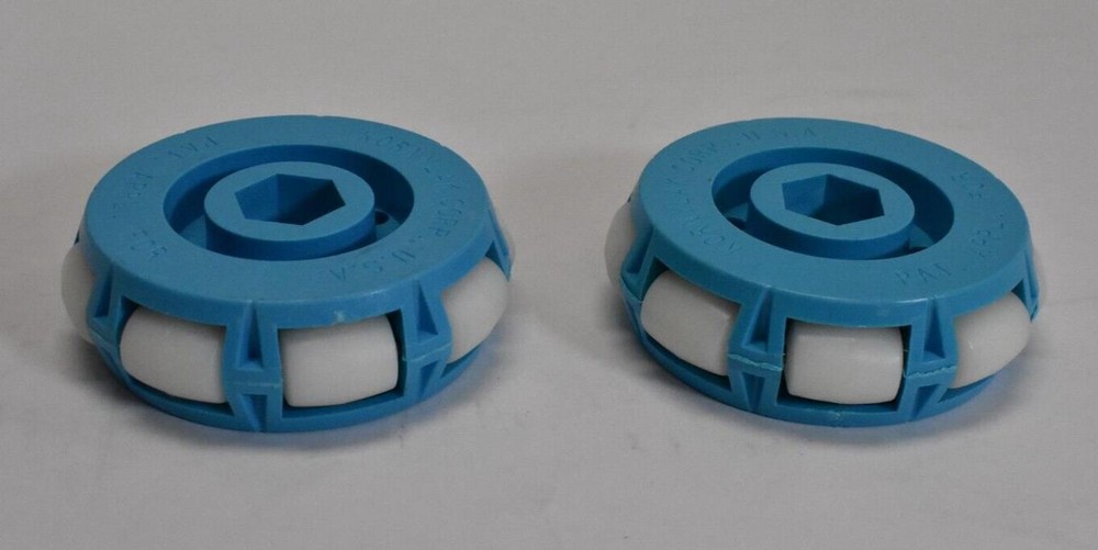Transwheel OmniWheel Conveyor Robot Multidirectional AGV Wheel Roller 4"O.D. 2Pk