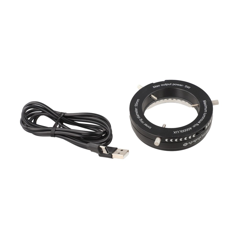 LED Microscope Light with 80 Adjustable LEDs Narrow Aluminum Alloy Frame