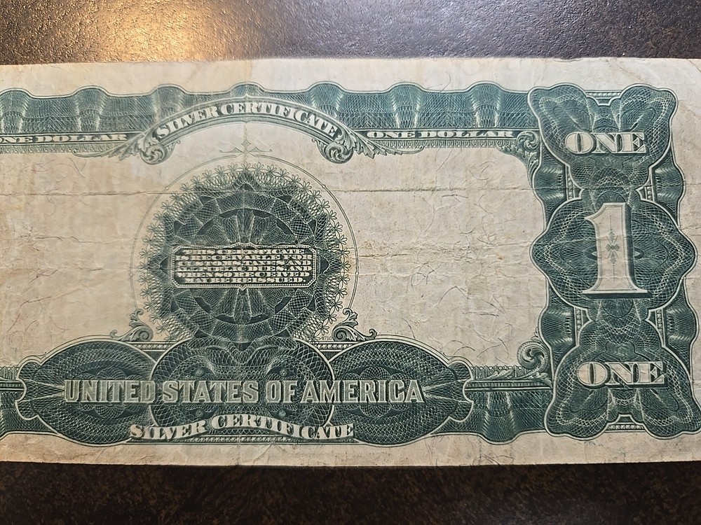 FR 233 1899 Silver Certificate Black Eagle Large Banknote $1 Dollar