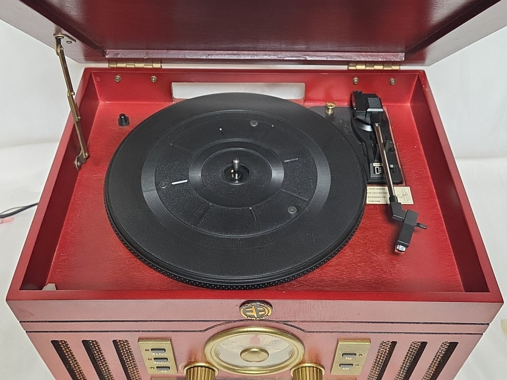 Electro Brand Nostalgia Multi Function Player Record Cassette CD AM/FM 9287GB