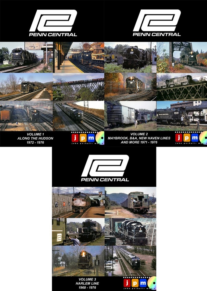 Penn Central Volume 1, 2 and 3 DVD set