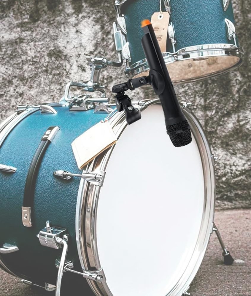 Hocoder Mic Crab Clamp Mount with 1/4 to 5/8 Inch Thread - Stands