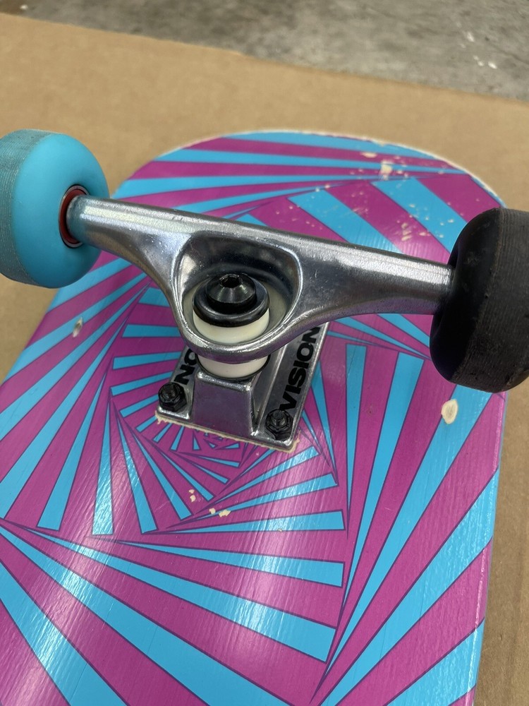 Original Vision Skateboard 8” wide x 31" Complete Skateboard