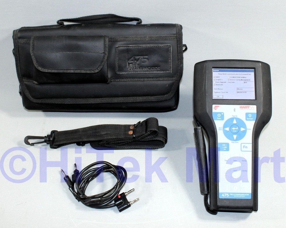 Emerson HART 475 Field Communicator V3.9  w Soft Case