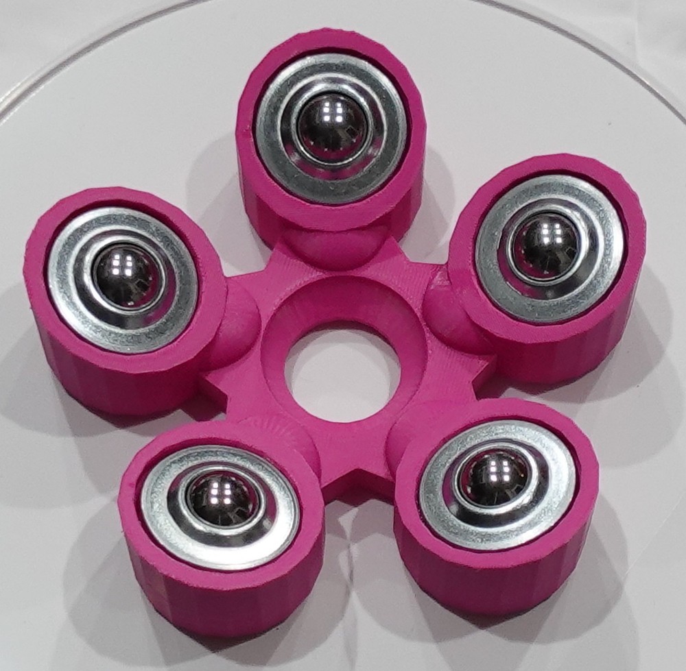 Bowling Ball Spinner Cup - Magenta