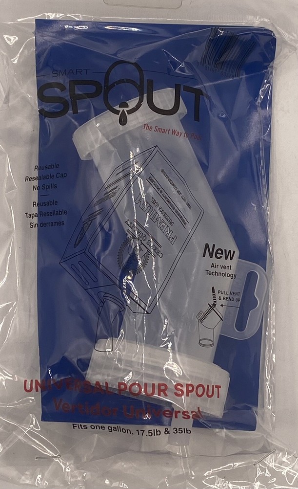 SMART SPOUT - SMRT1-CLR - BULK CONTAINER SPOUT - 2 PIECES