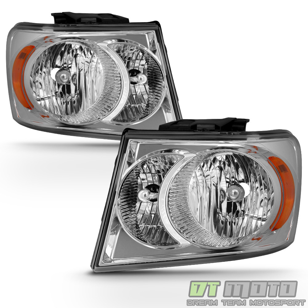 2007 2008 2009 Dodge Durango Headlights Headlamps Replacement 07-09 Left+Right