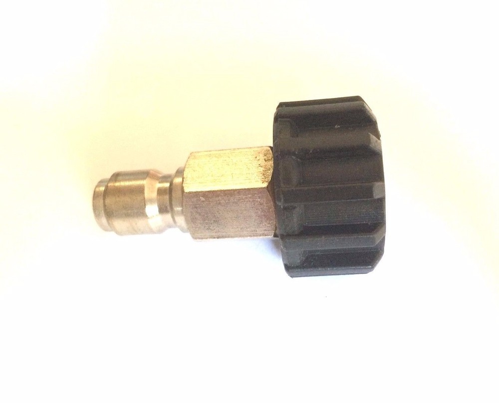 3/8" Quick Connect Plug x M22 Twist Connector for Pressure Washer