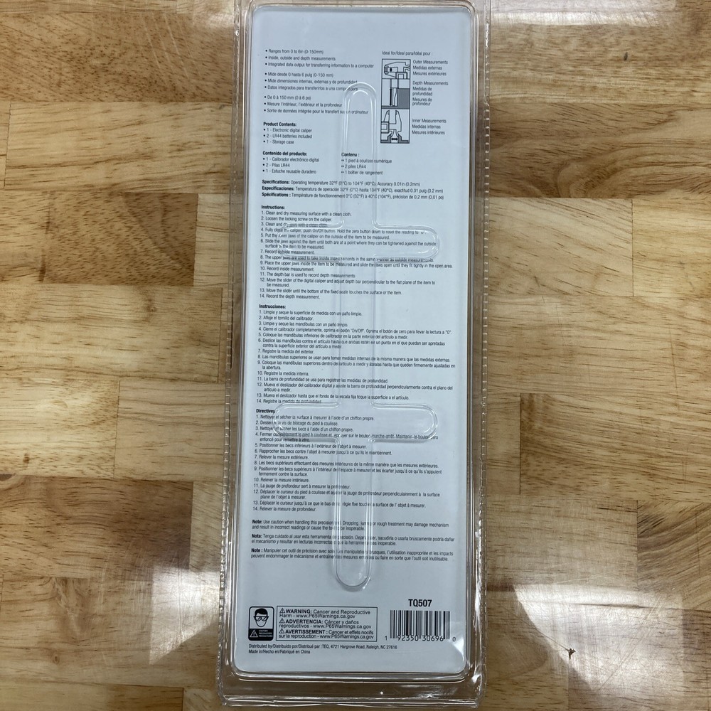 Teq Correct TQ507 Digital Caliper