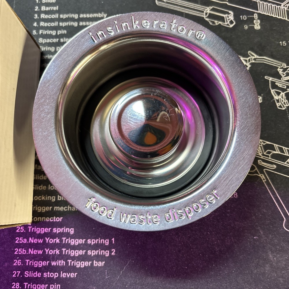 Insinkerator Garbage Disposal Flange Polished Chrome