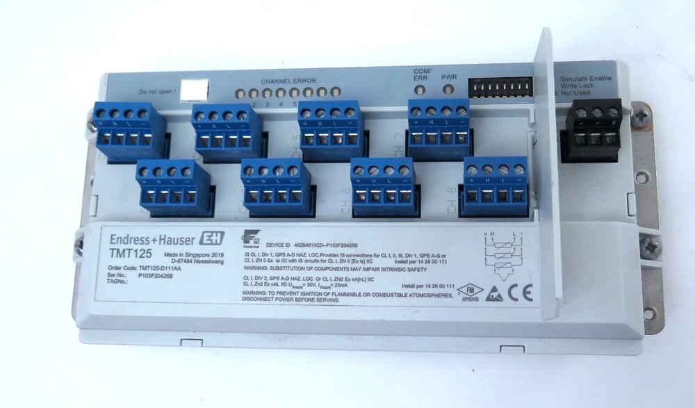 Endress + Hauser TMT125 Temperature Transmitter Multiplexer