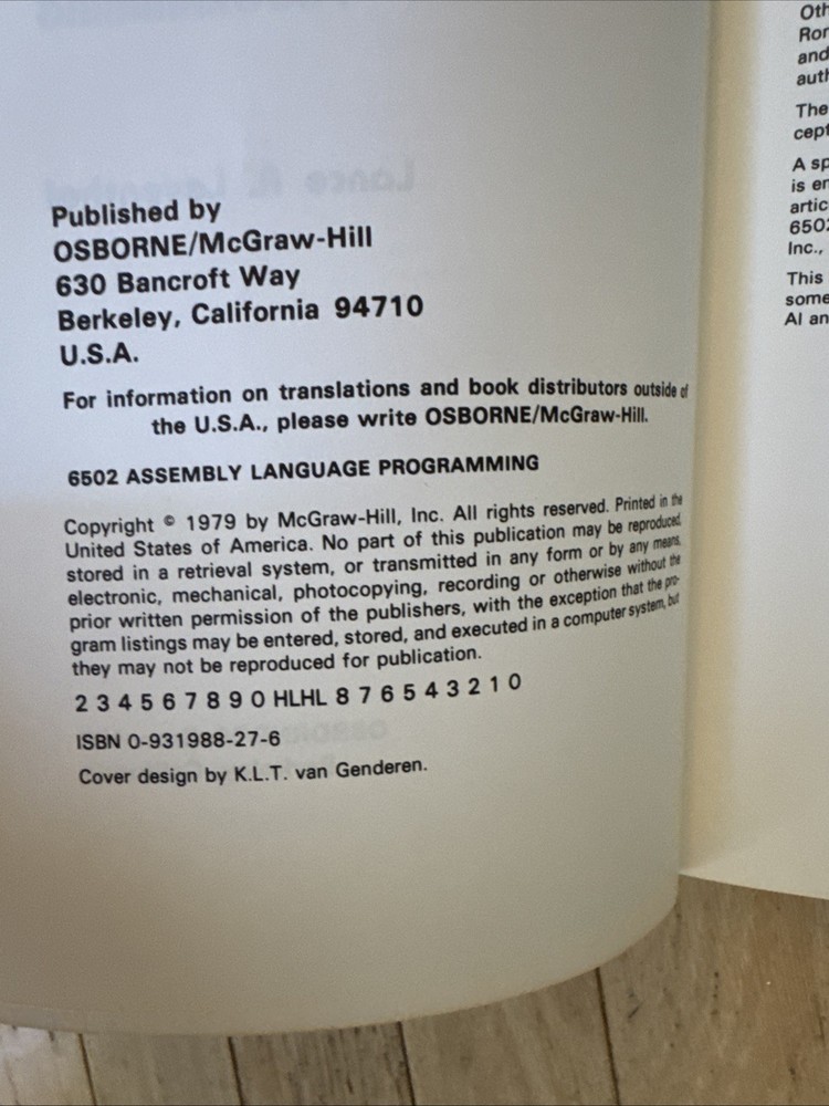 6502 assembly language programming