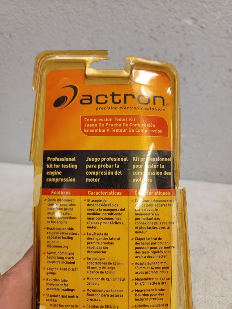 ACTRON COMPRESSION TESTER KIT MODEL : CP7827 Brand new