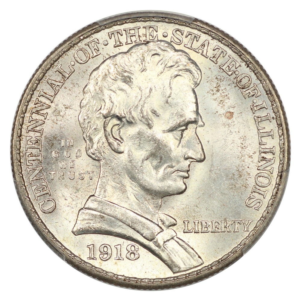 1918 50C Lincoln PCGS MS64 - Classic Silver Commemorative