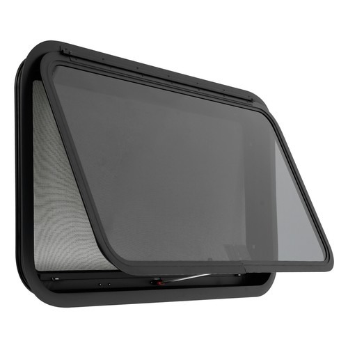 36"x20" RV Emergency Push Out Exit Window w/ Trim Ring & Screen Camper TrailerUS
