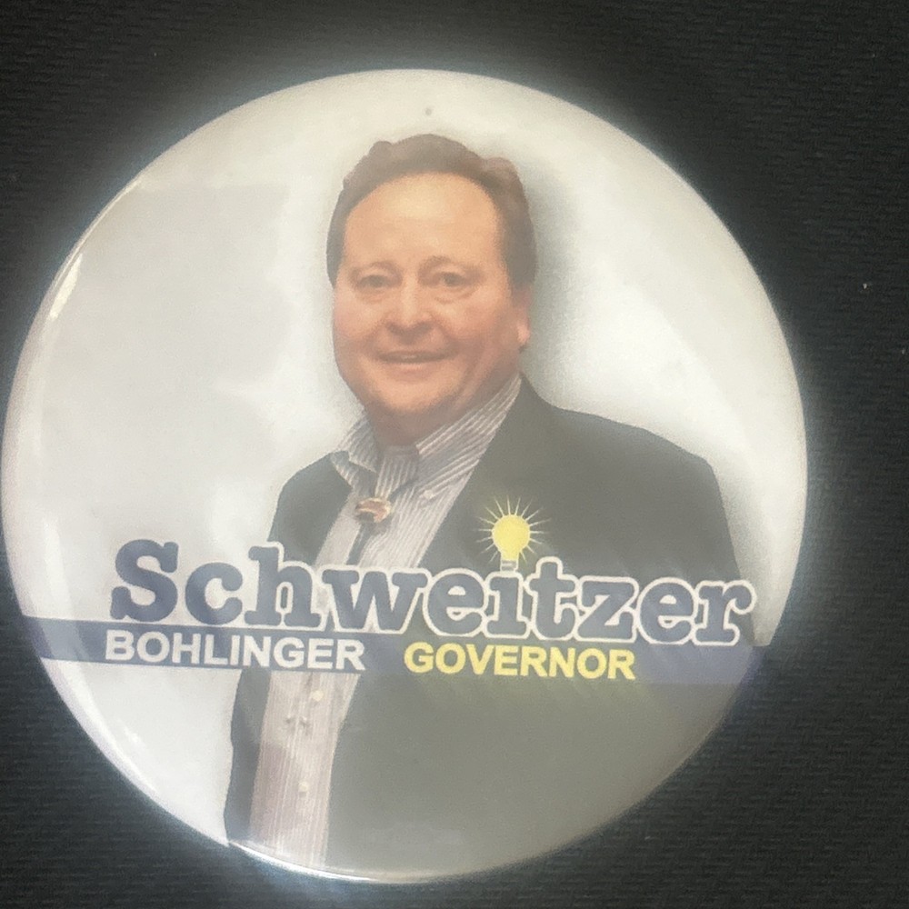 Brian Schweitzer Governor Montana 3” pinback button pin