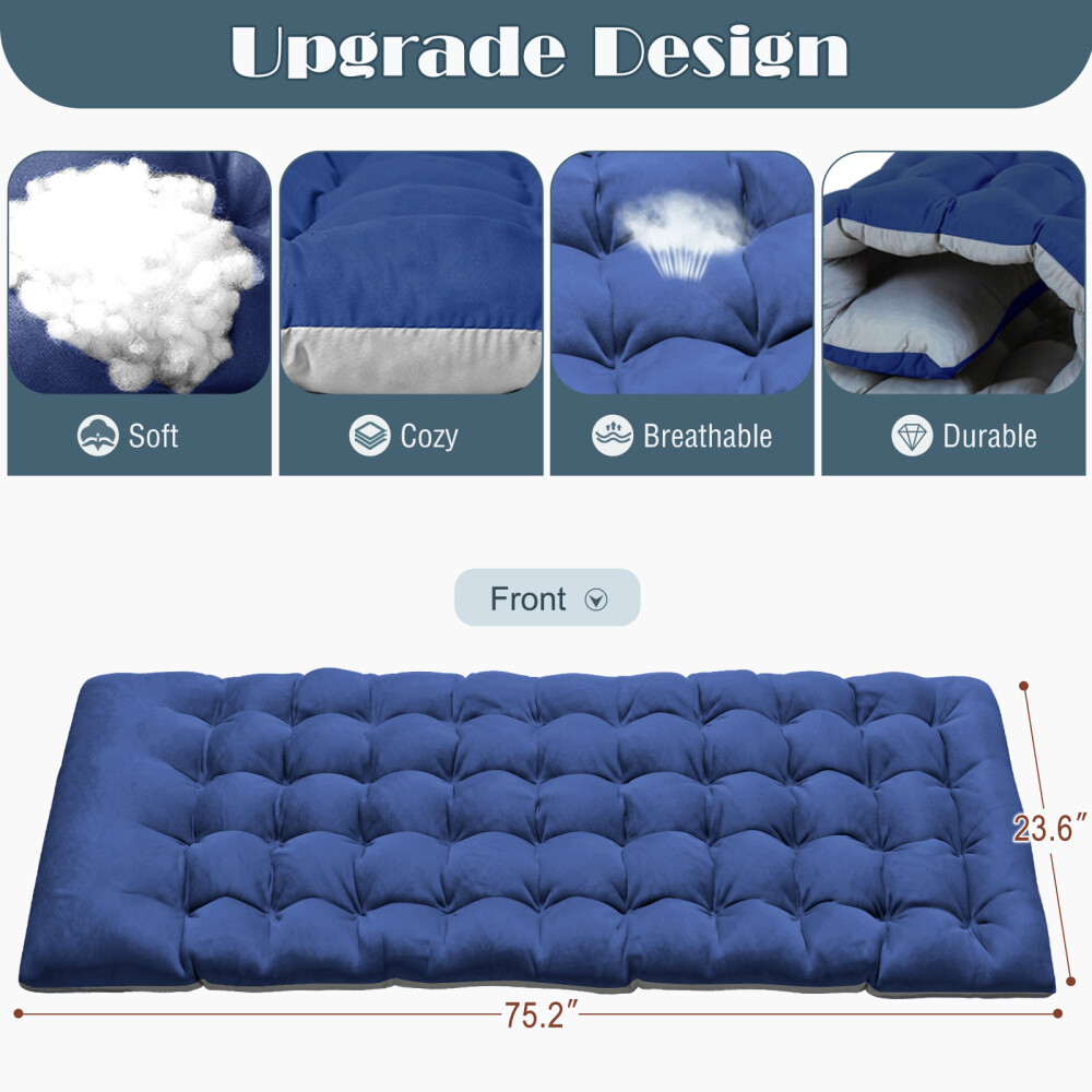 Adult Adjustable 4-Position Cot Folding Camping Cot Heavy Duty Bed Removable Mat