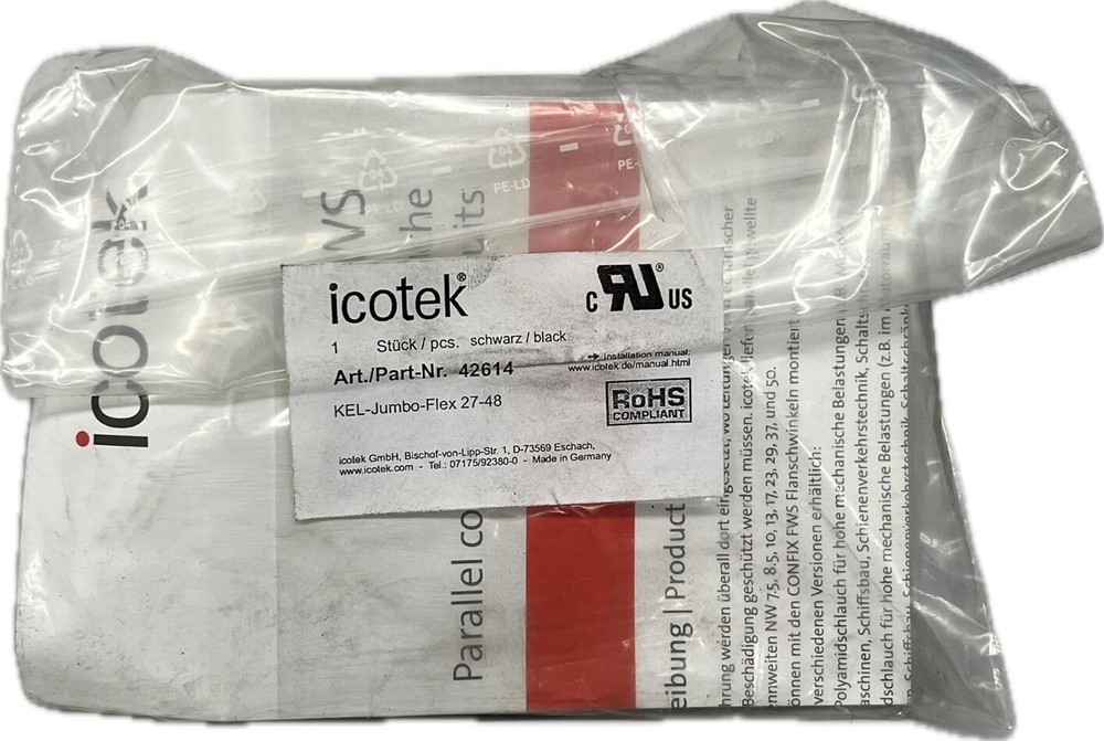 Icotek KEL-Jumbo-Flex 27-48 Cable Entry 42614 Gray Cable System Cable