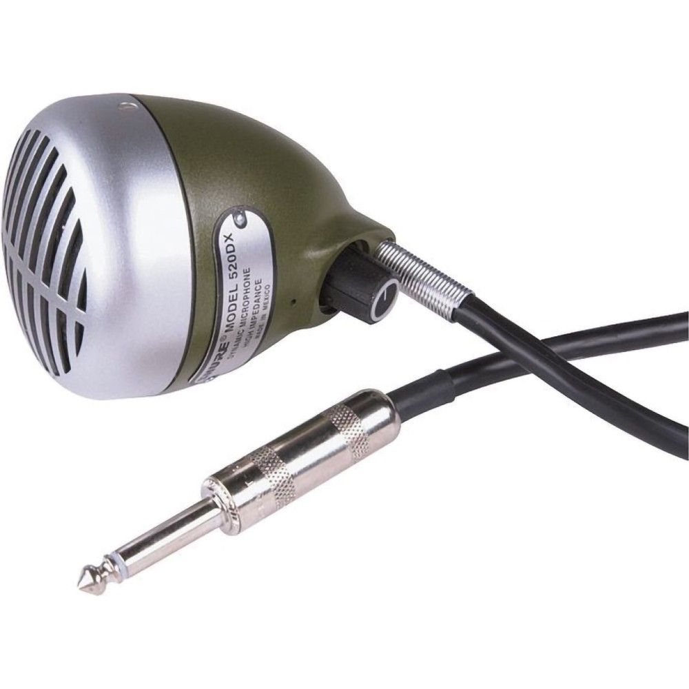 Shure 520DX “The Green Bullet” Harmonica Microphone