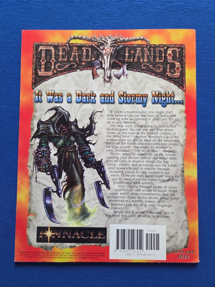 Marshal's Log - Deadlands 1022