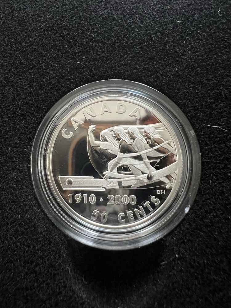 Canada Silver Coin Proof 2000 Characters Techniques Bowling In Box