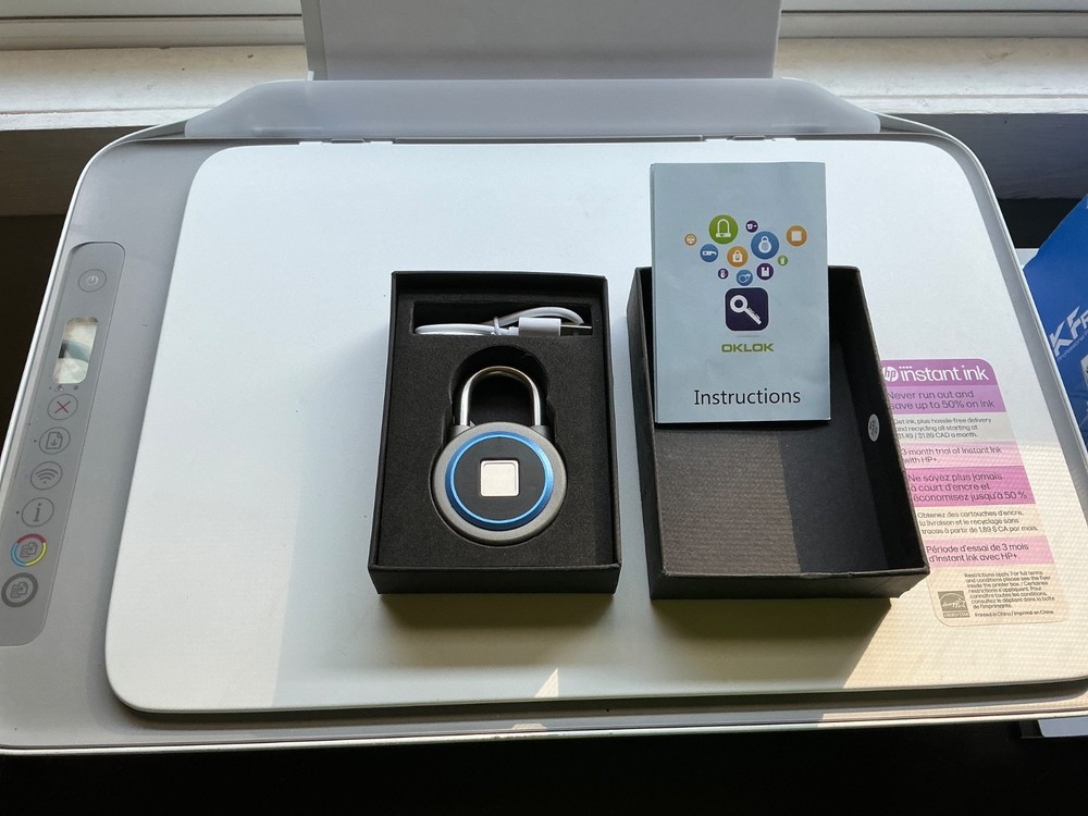 fingerprint padlock