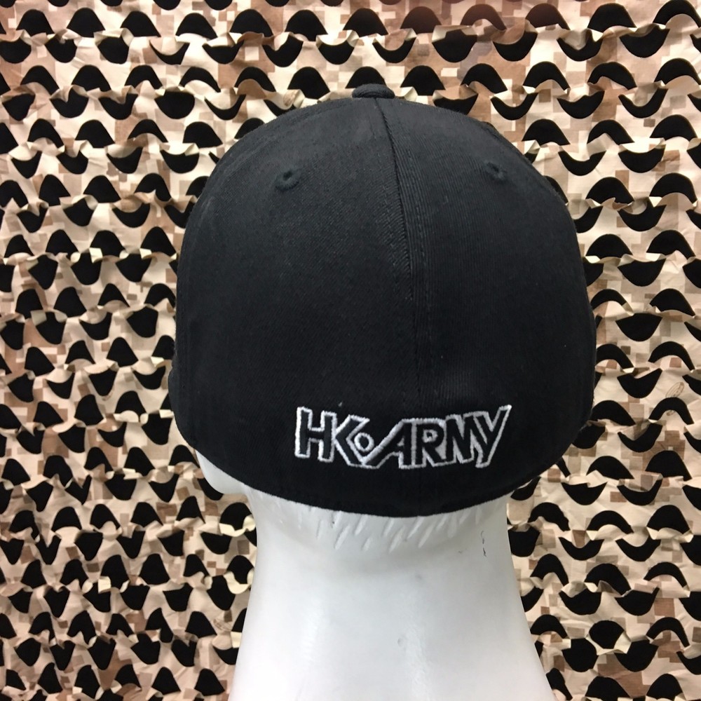 NEW HK Army Flex Fit H Hat - Black - Small/Medium