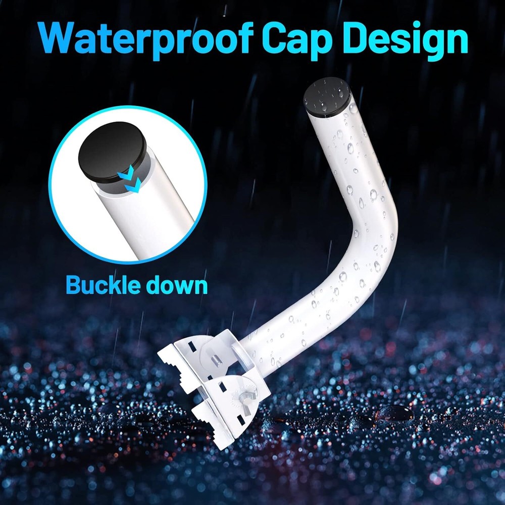 Universal Wireless Bridge Bracket Mount Pole , Antenna Mount 2-Pack waterproof
