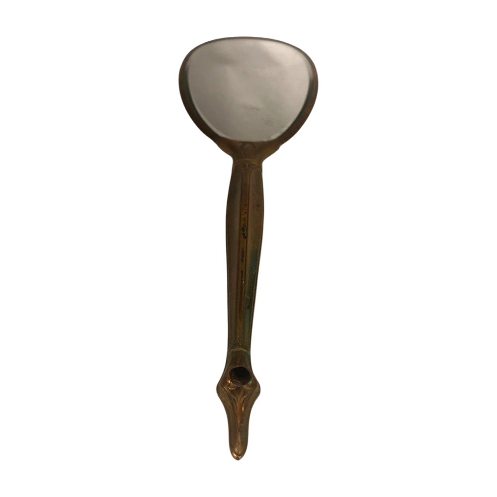Old Floral Hand Mirror