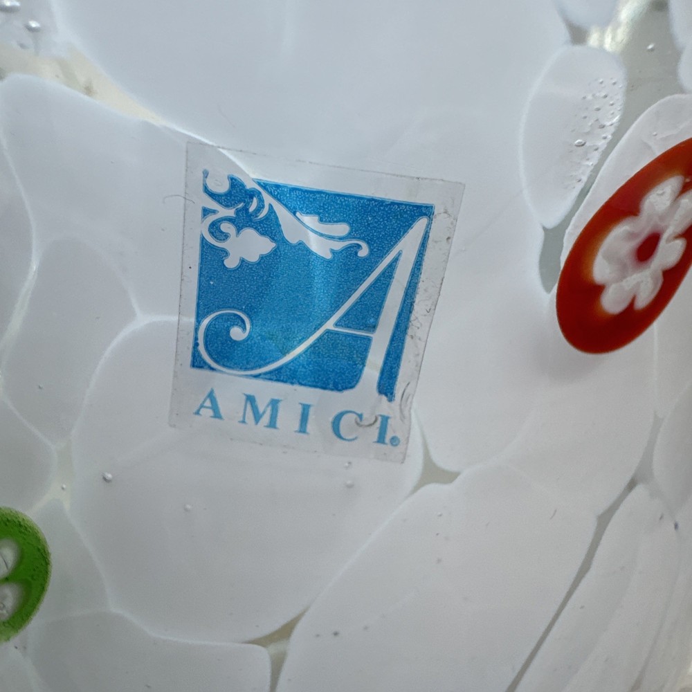 Amici Marbled Base Hand painted Art