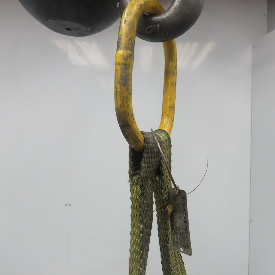 100Lbs Vertical Load Plate Offset Lifting Hook Strap 48"