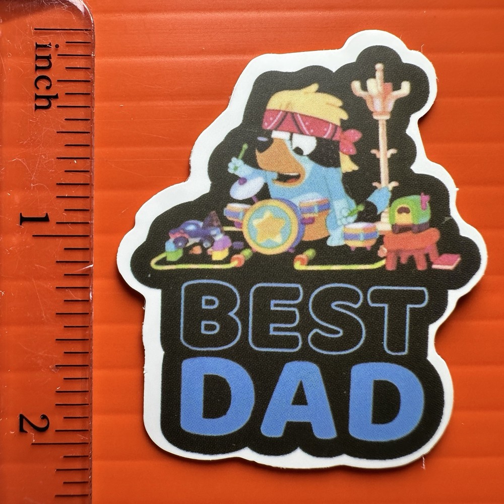 Bluey Best Dad Sticker