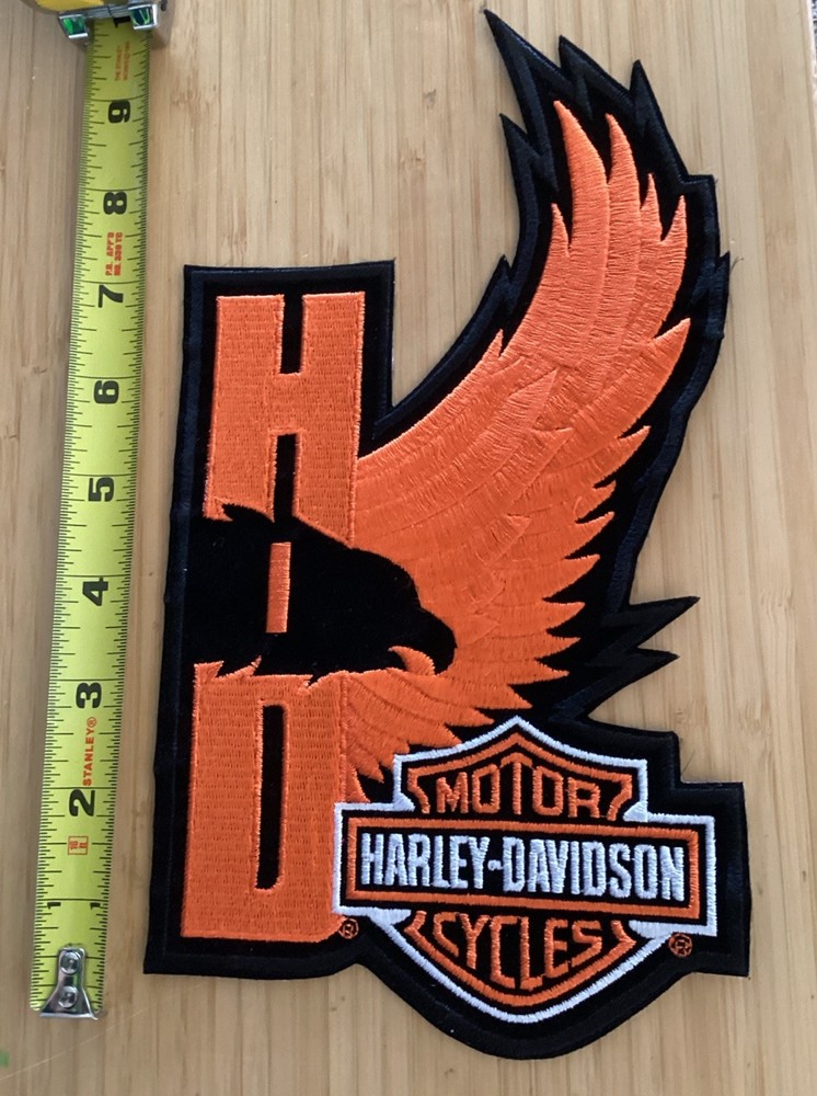 2007 Harley Davidson Large Sew On Eagle Emblem