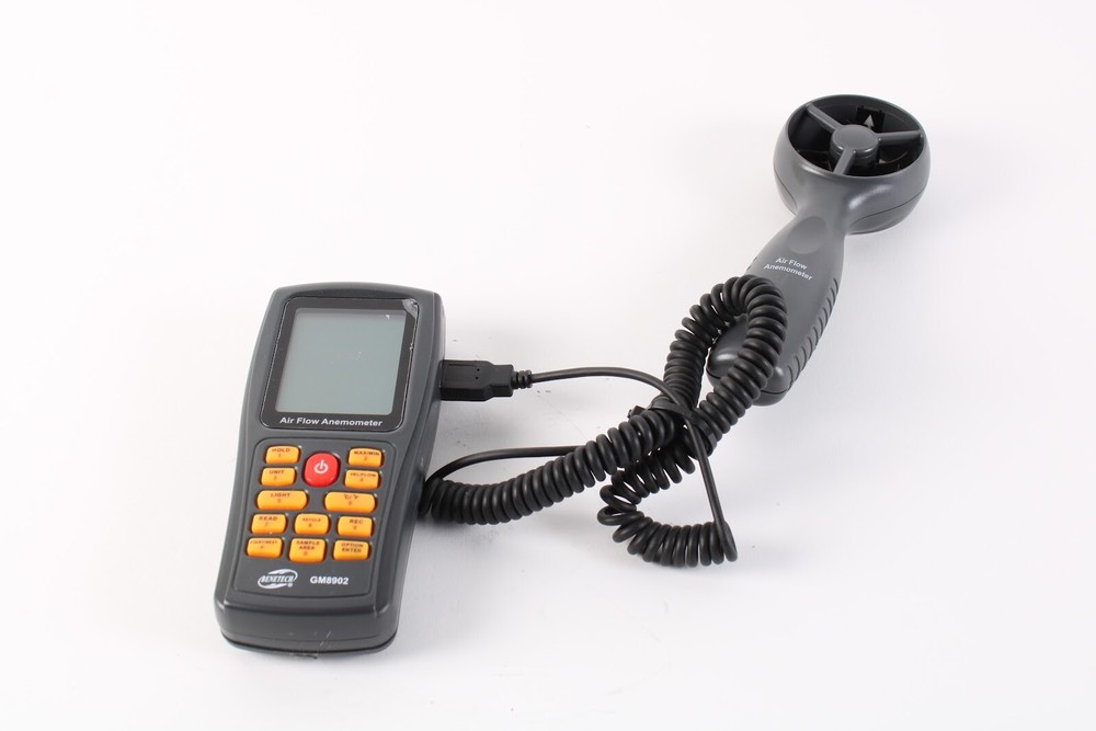 Benetech GM8902 USB Interface Air Flow Anemometer - Fair Condition
