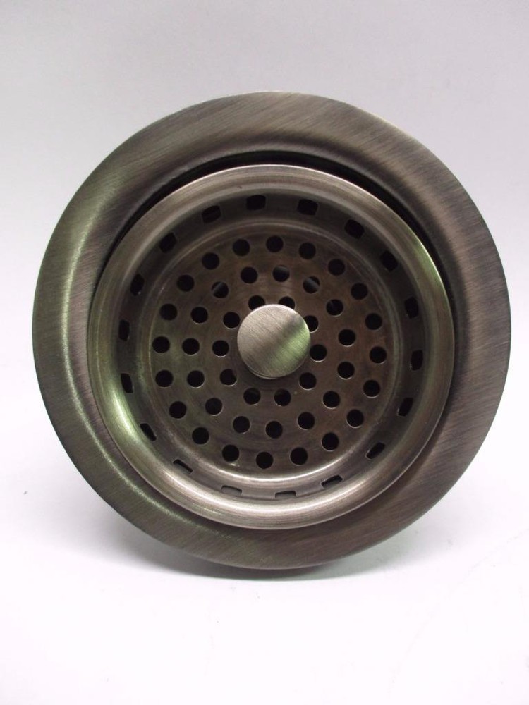D2000.AN Pewter Basket Strainer 3 1/2"