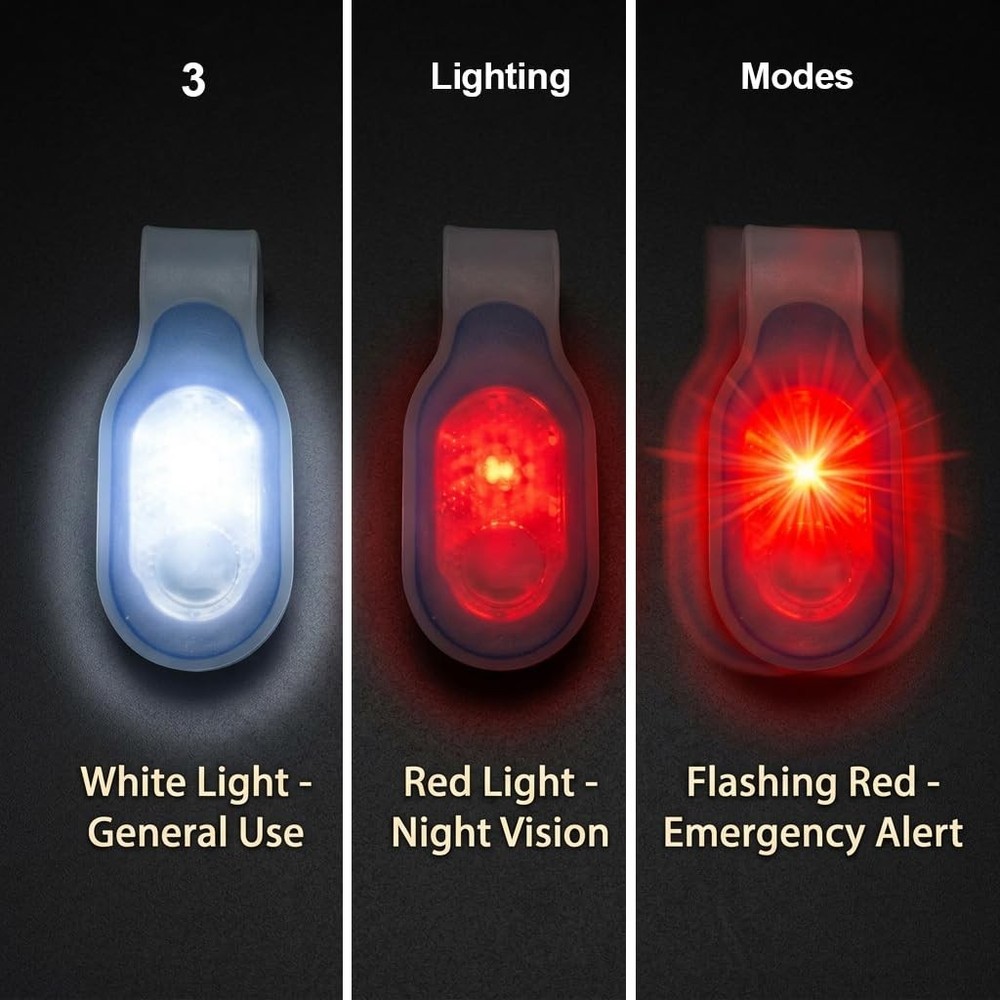 LED Clip-On Flashlight for Night Shift and Nursing - Hands-Free Light