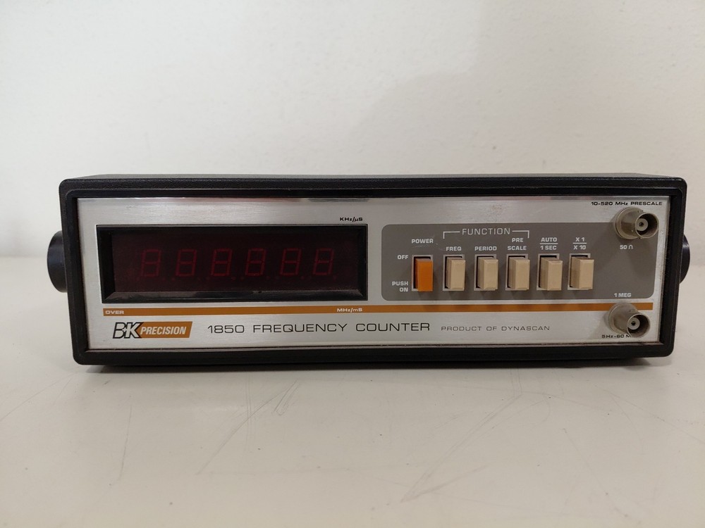Vintage B&K Precision 1820 Universal Frequency Counter Clean Untested