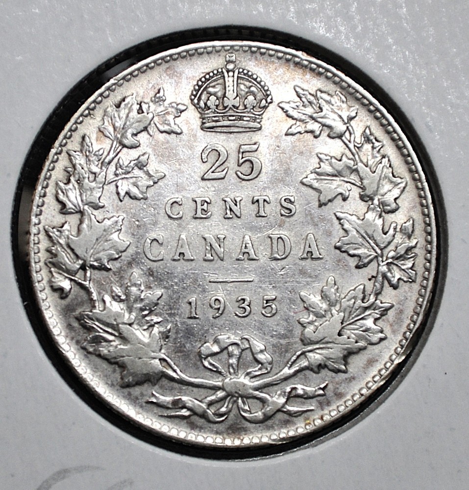1935 Canada 25 Cents