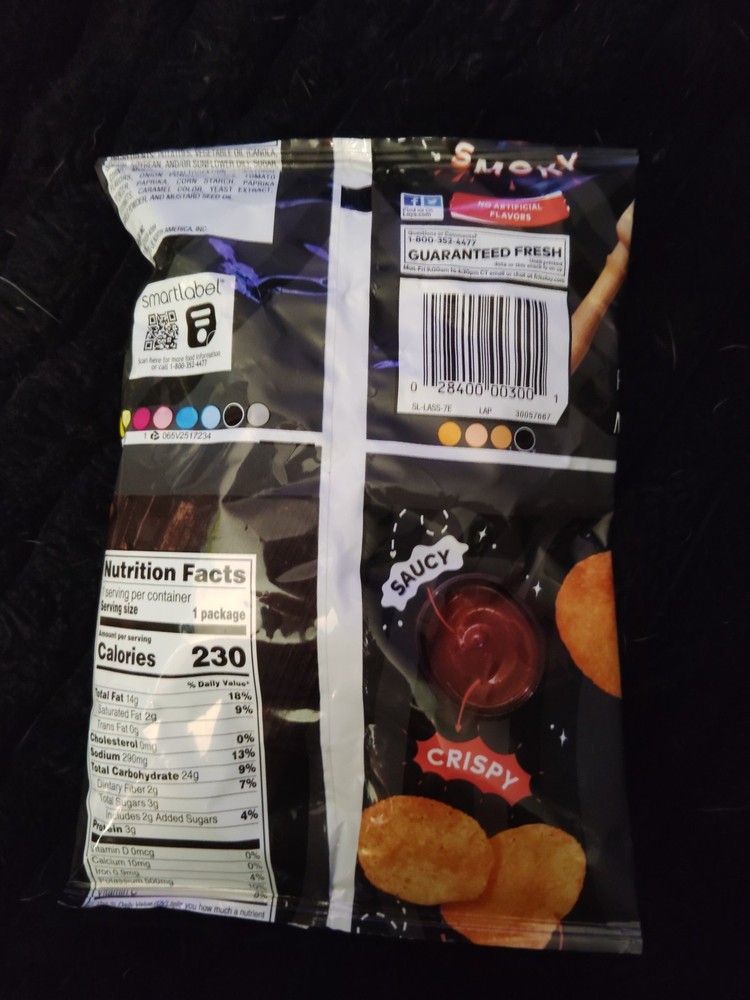 Rare MisPrint Lays BBQ Chips