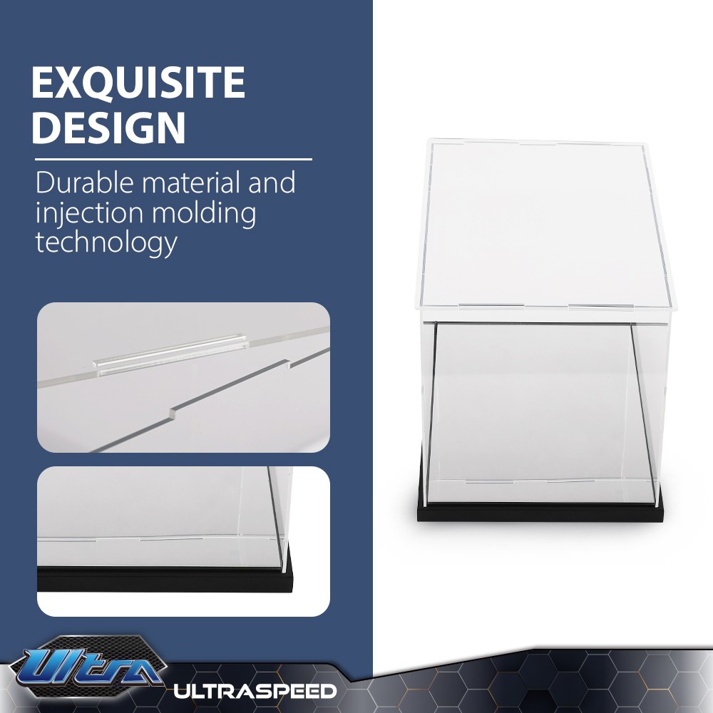 Clear Single Boxing Glove Horizontal Display Case