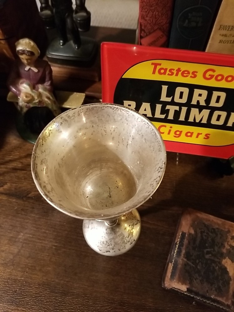 Antique EPNS Wine Goblet - India