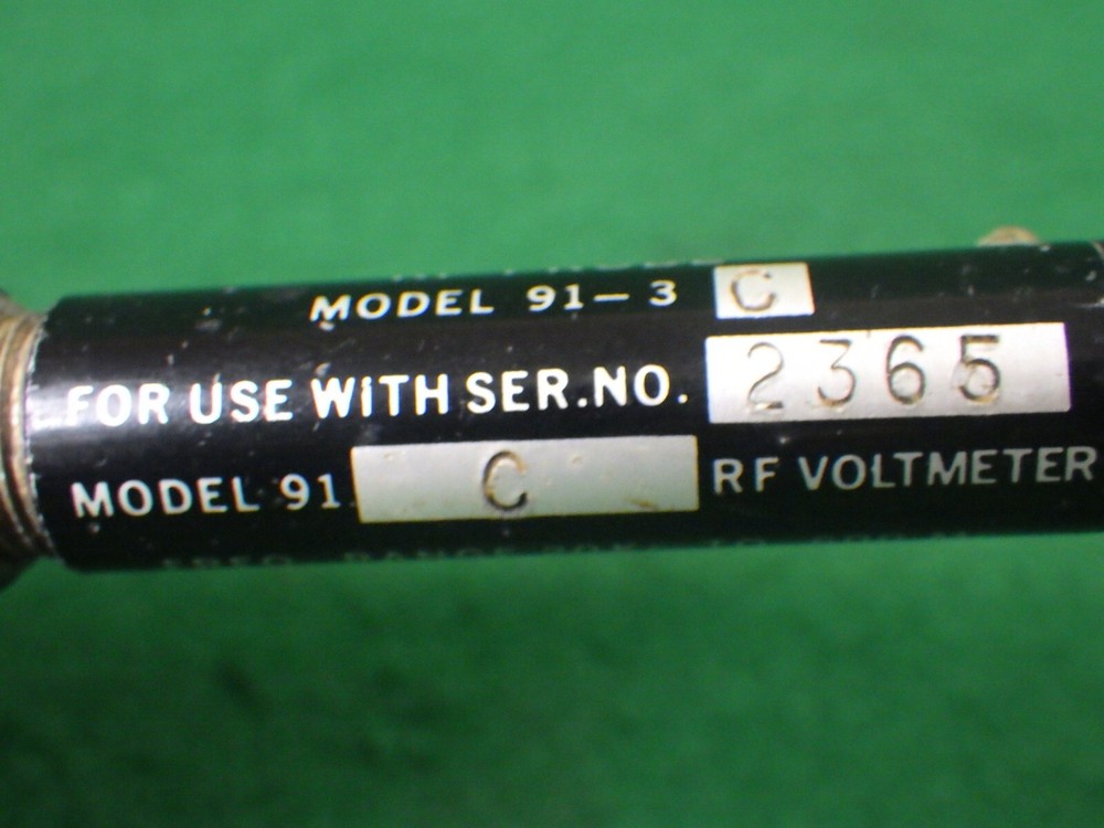 Boonton Electronics RF Probe Model 91-3 C 20kc to 600Mc Voltmeter