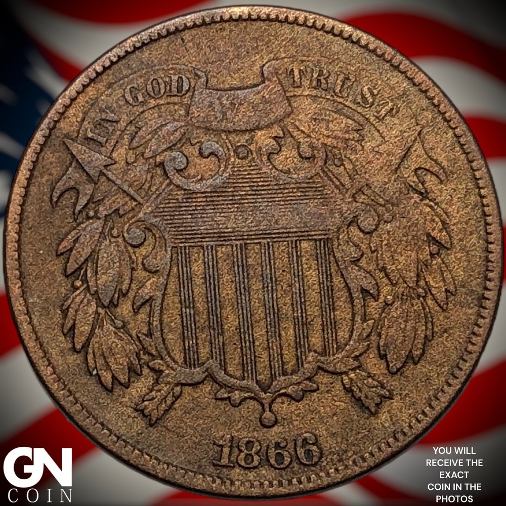 1866 2 Cent Piece Y2603