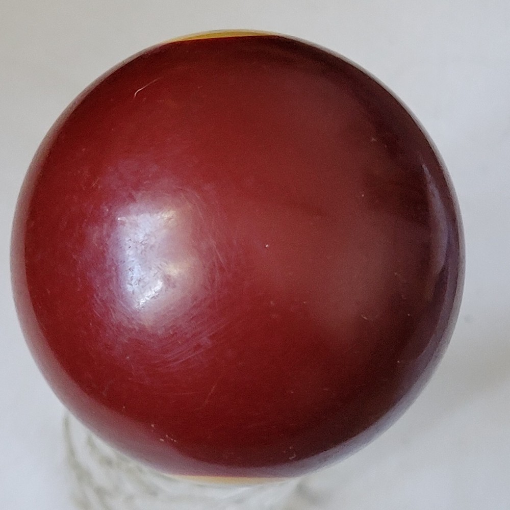 Vintage Number 7 Solid Maroon Replacement Pool Ball Billiard