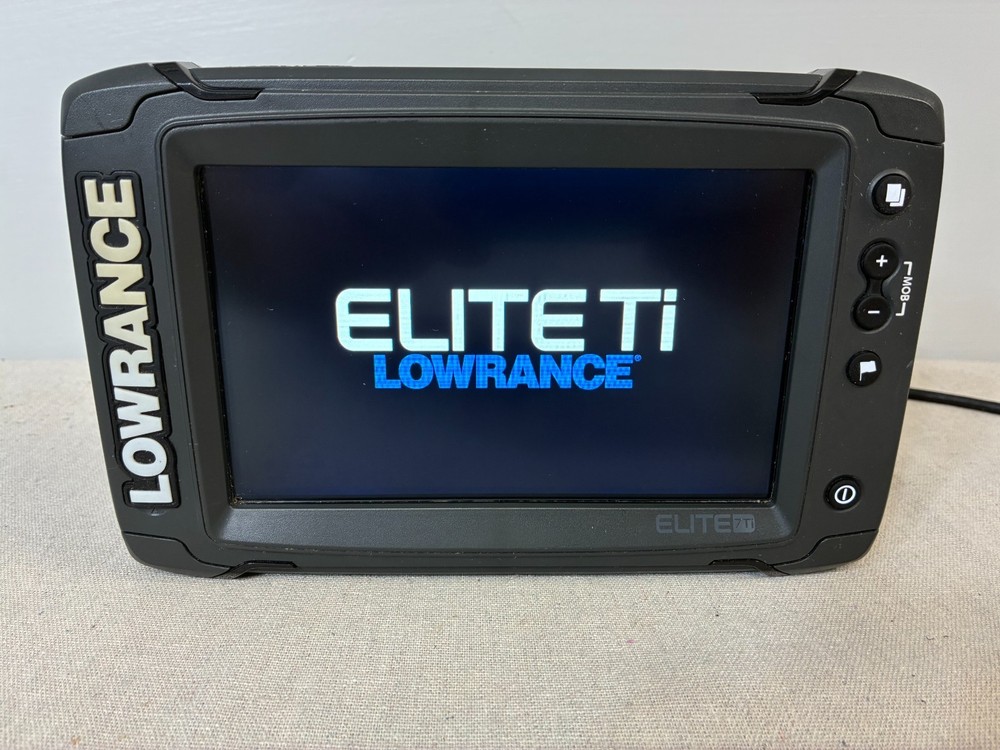 Lowrance Elite-7 TI 7" Fishifinder Chartplotter Tested/Warranty!