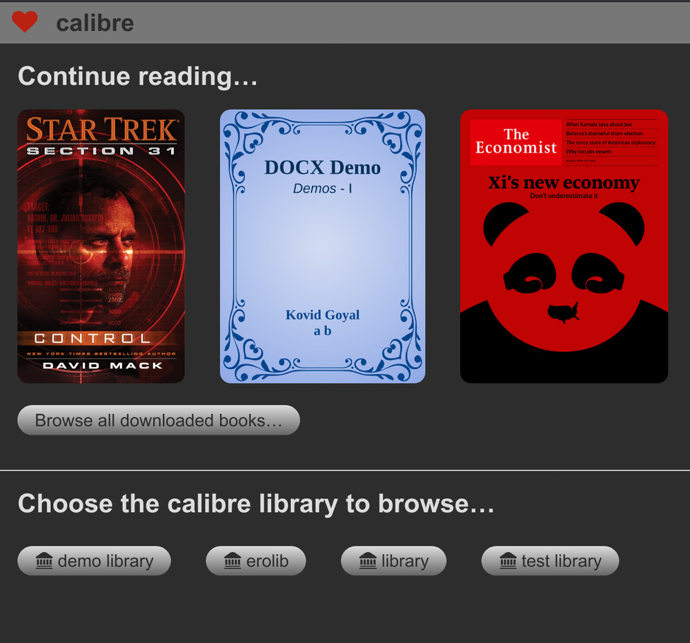 Calibre E-Book Manager & E-Reader Software for Windows & MacOS on USB or DVD