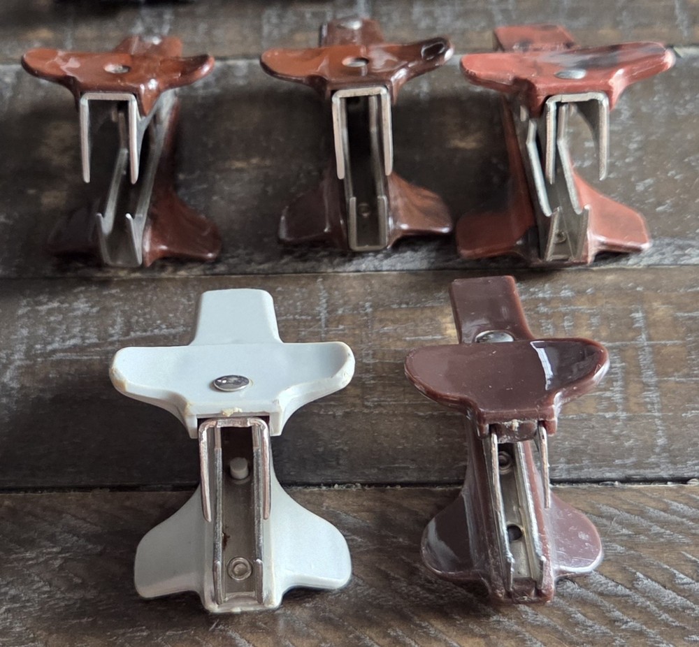 5 Vintage Hand Held Office STAPLE REMOVER Extractor Puller