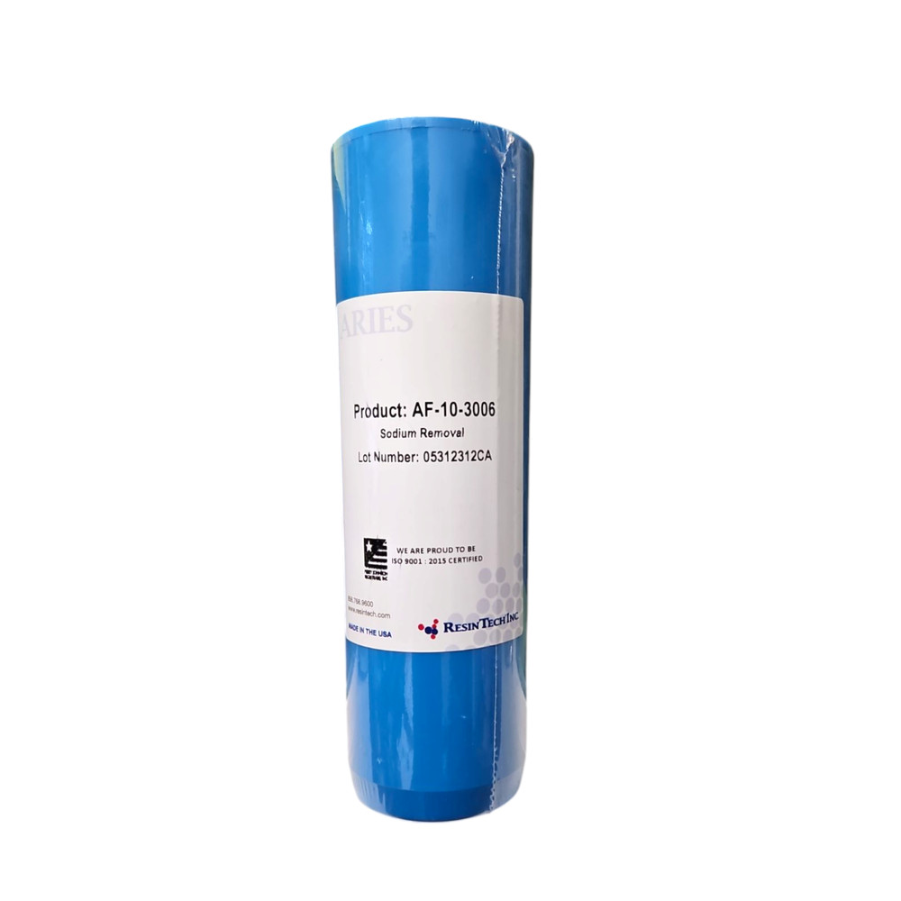 Aries Sodium Removal Filter Cartridge ( AF-10-3006 ) Size 2.5"x10"