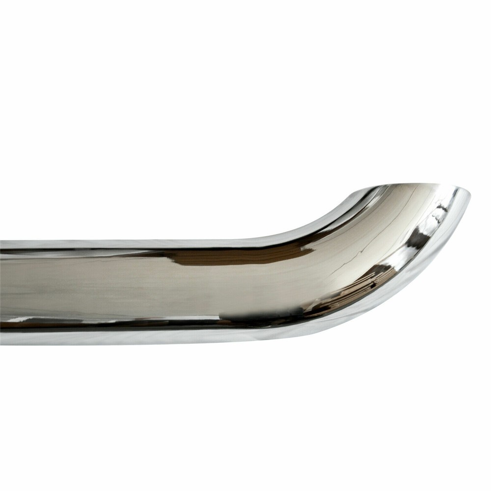 BOZZ Stack Pipe 4" × 60" Od Chrome Curved