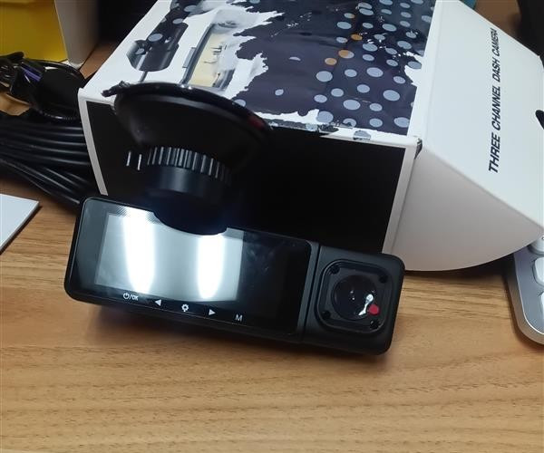Three channel dash camera